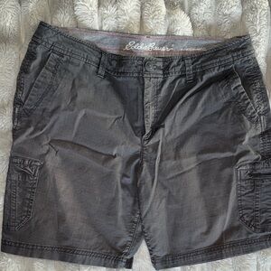 Eddie Bauer Charcoal Cargo Shorts